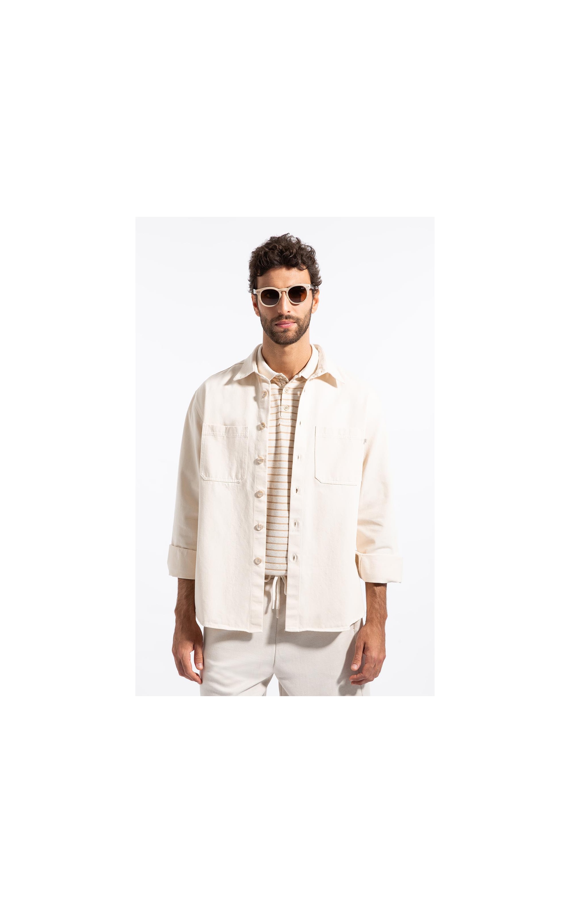 Natt Overshirt Irish 2 Pkts Ml Natural