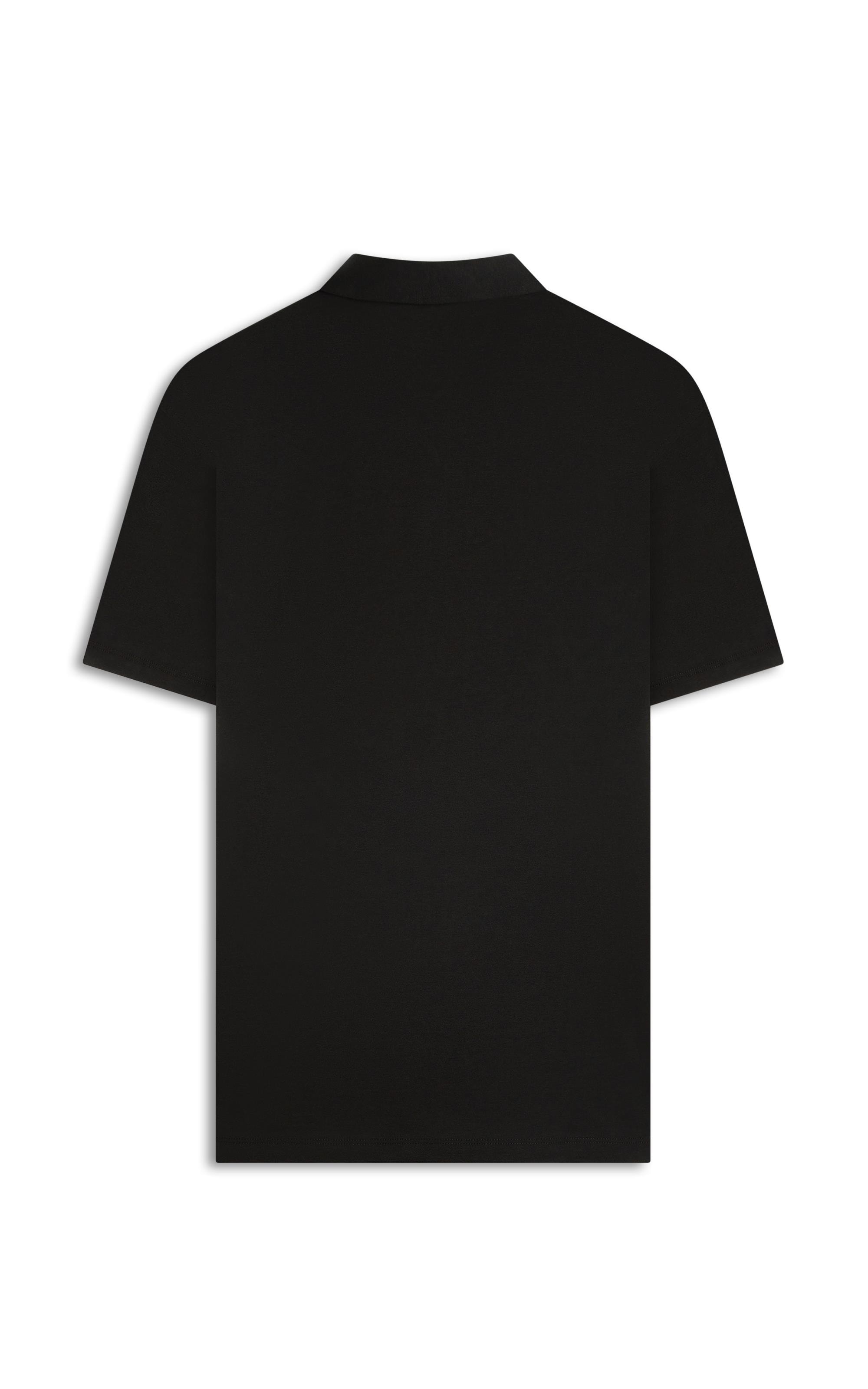 Pima Cotton Polo Preto
