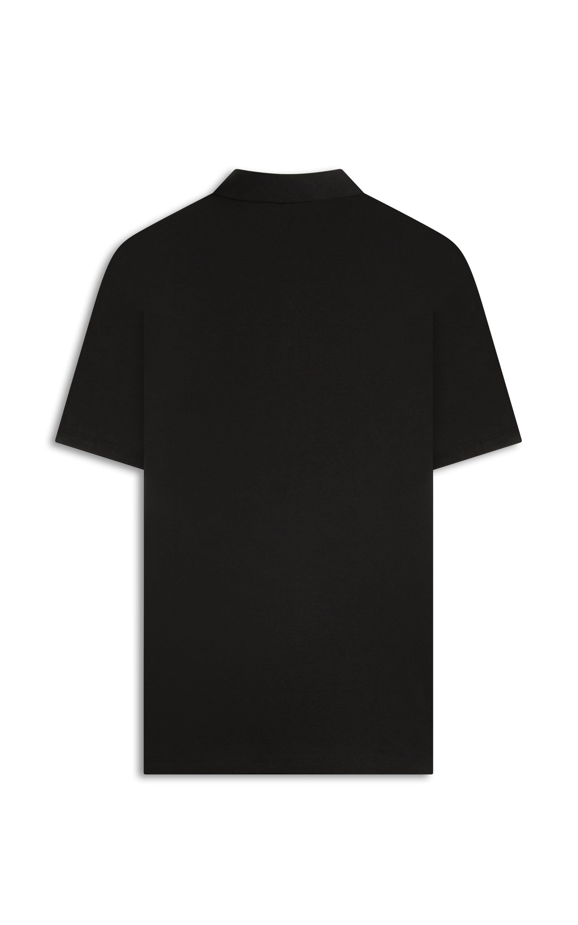 Pima Cotton Polo Preto