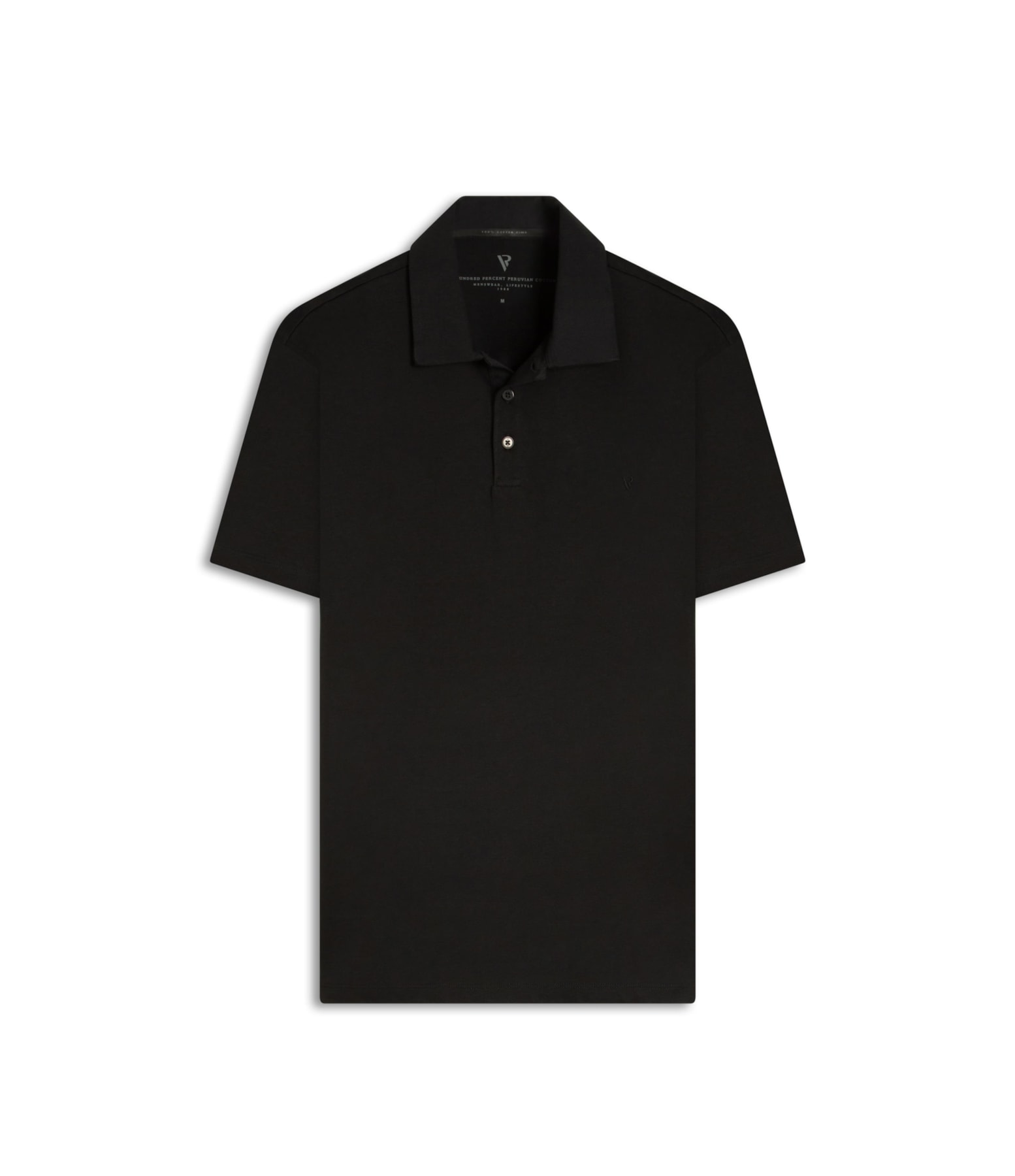 Pima Cotton Polo Preto