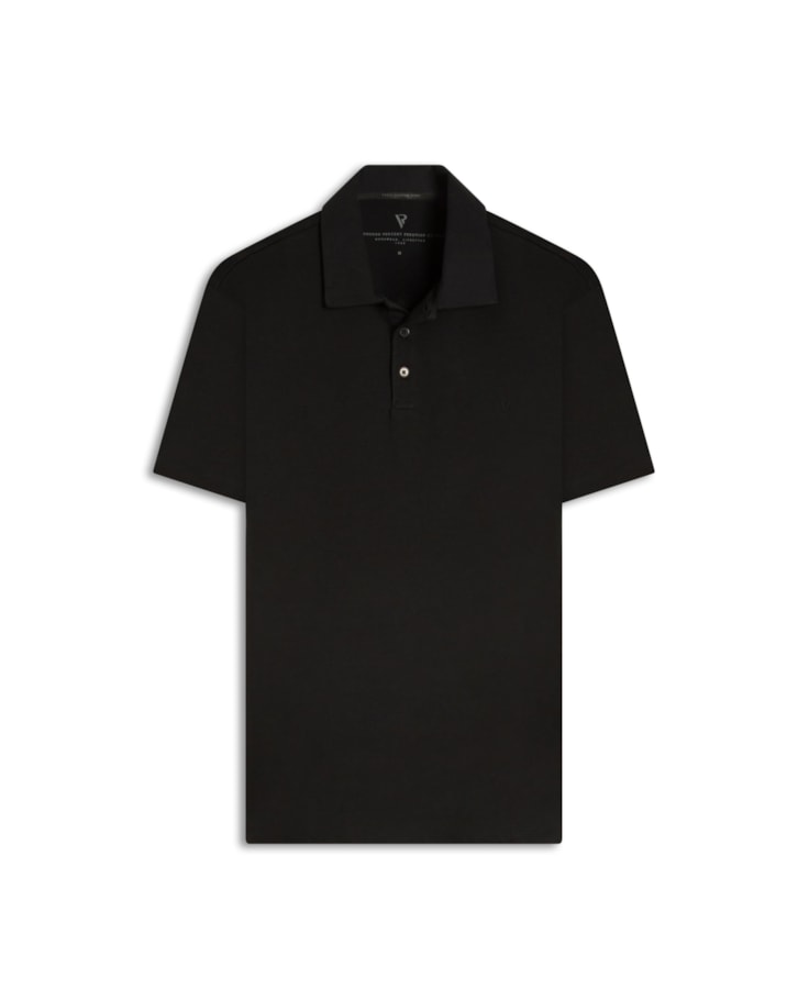 Pima Cotton Polo Preto