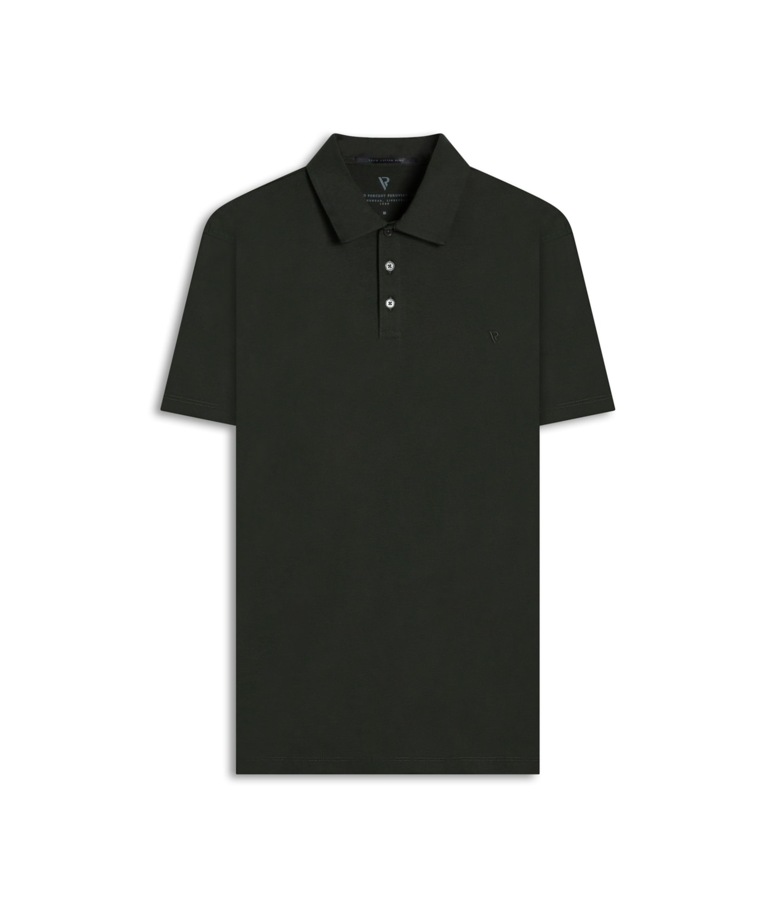 Pima Cotton Polo Verde Militar