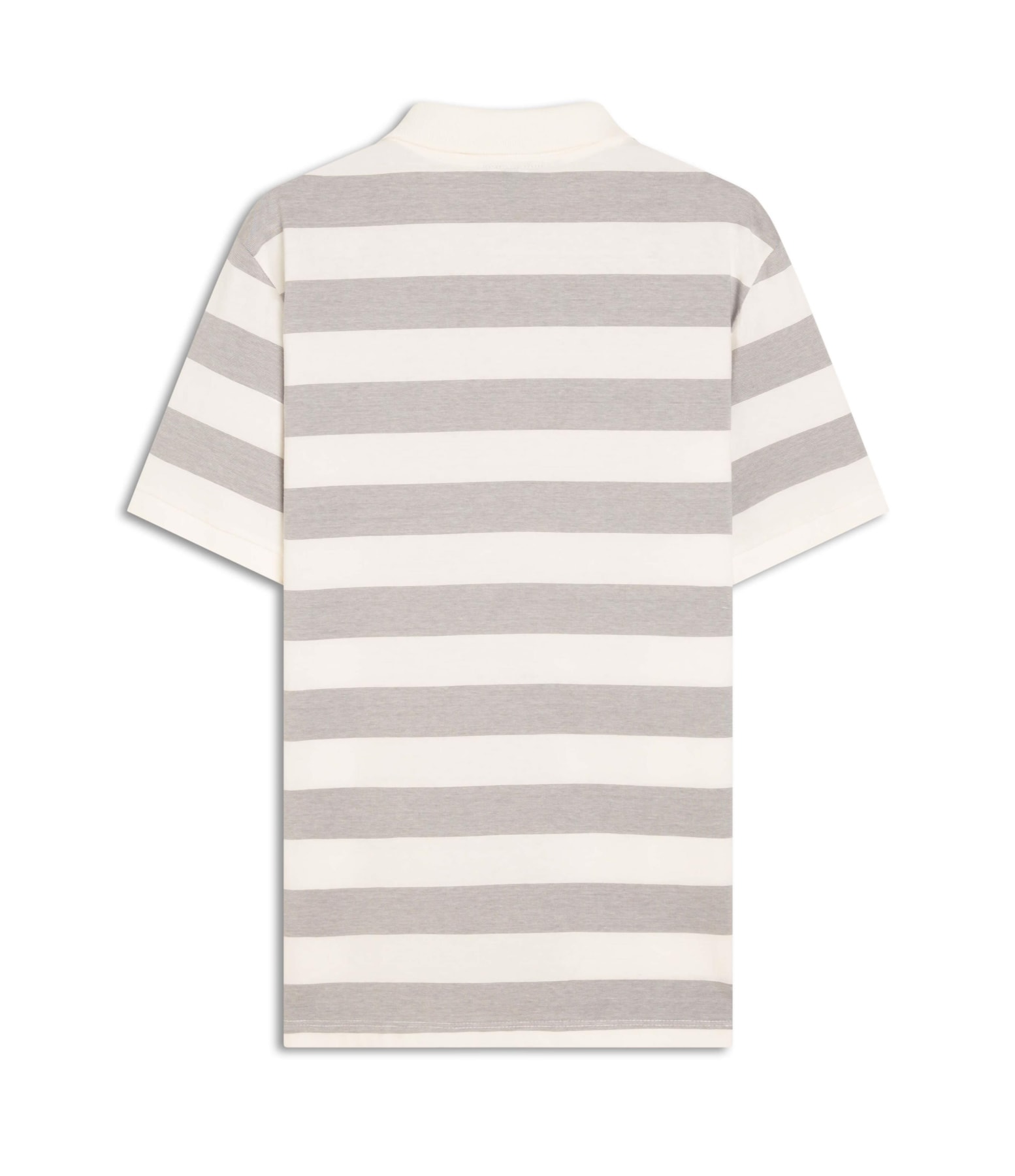 Polo Audi Stripe Cinza Claro
