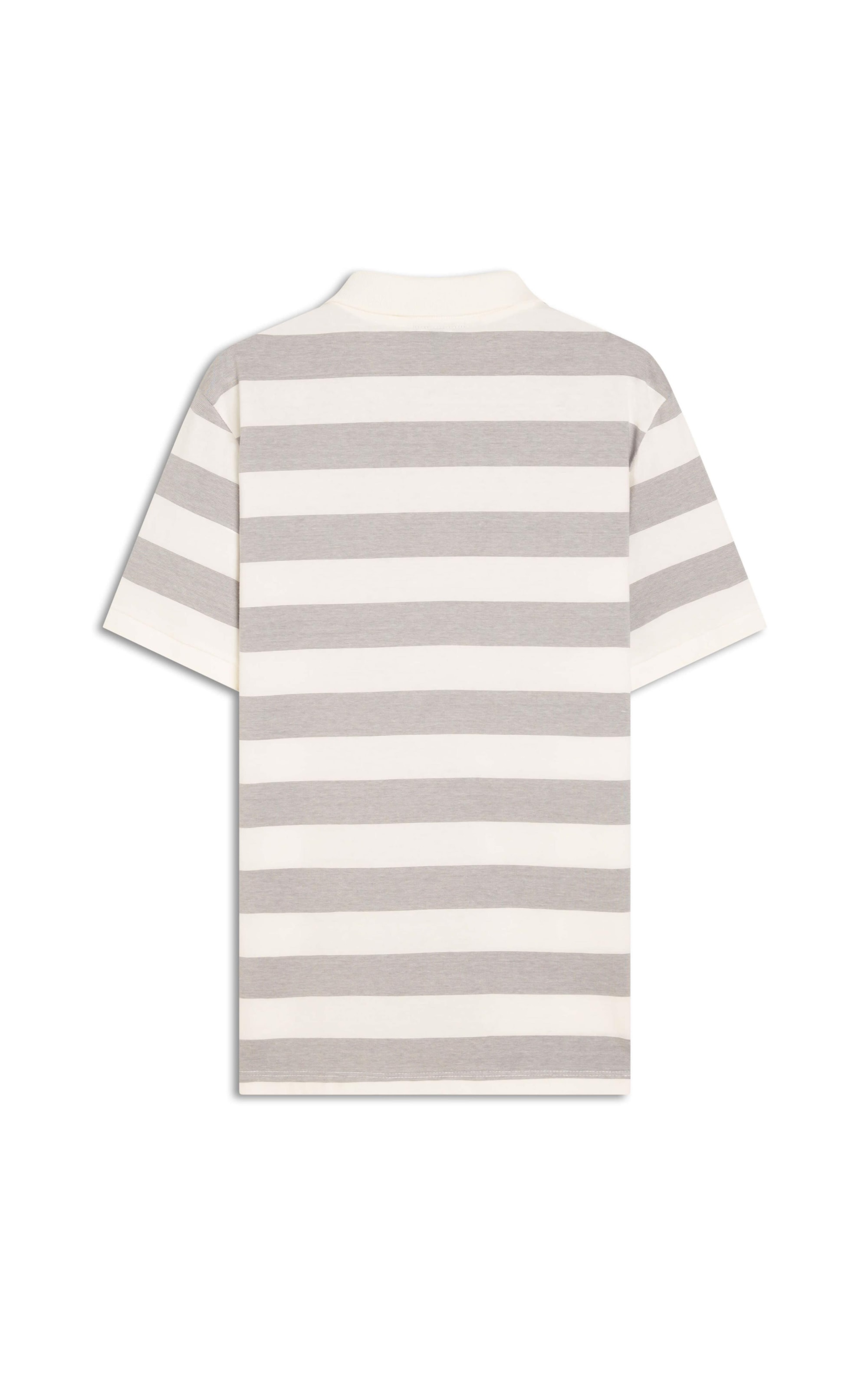 Polo Audi Stripe Cinza Claro
