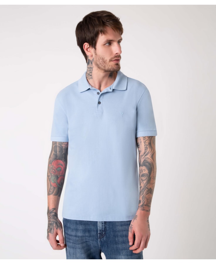 Polo Básica Azul Claro