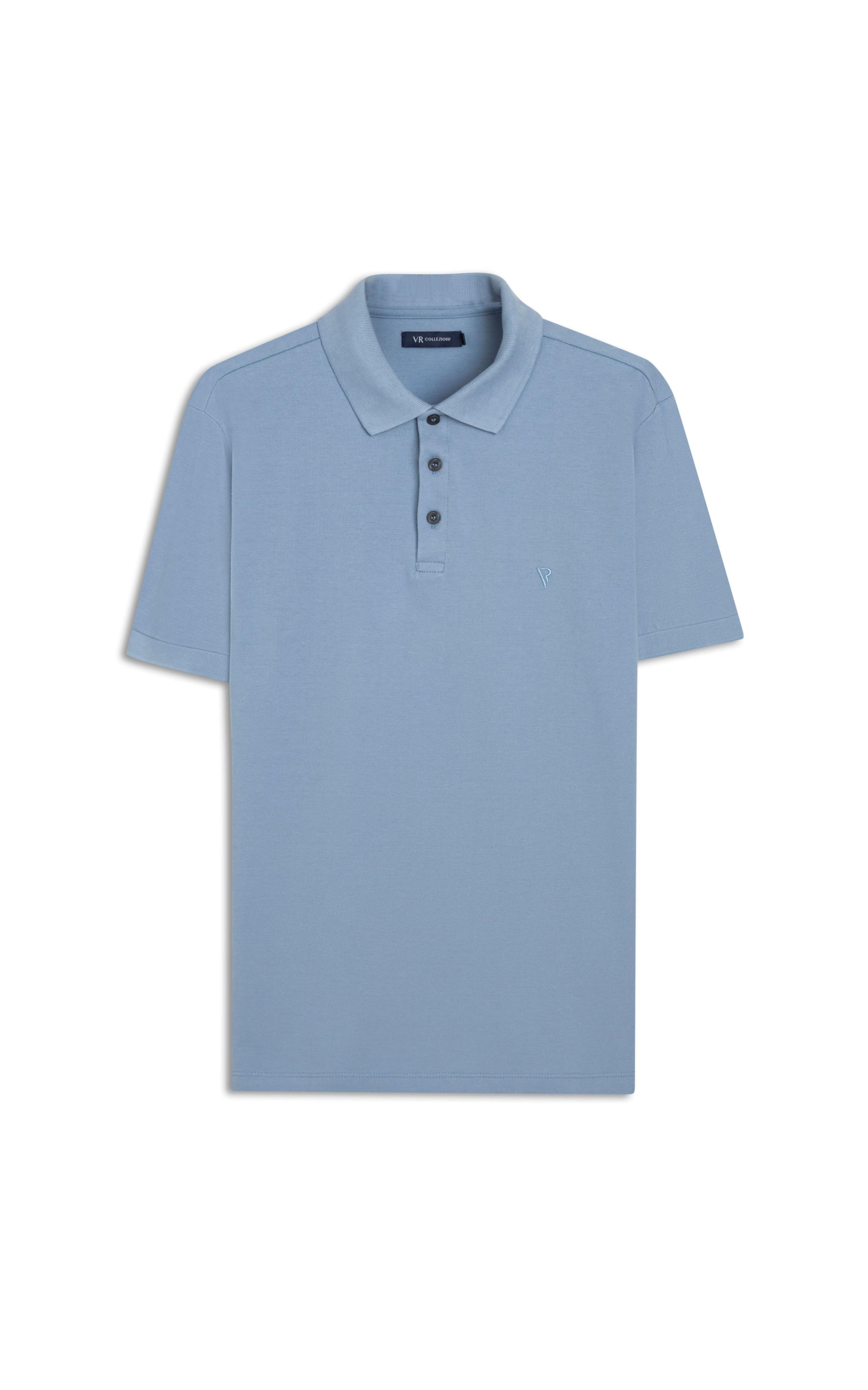 Polo Básica Azul Claro