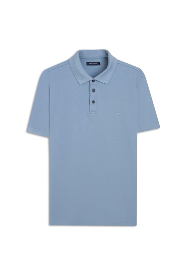 Polo Básica Azul Claro