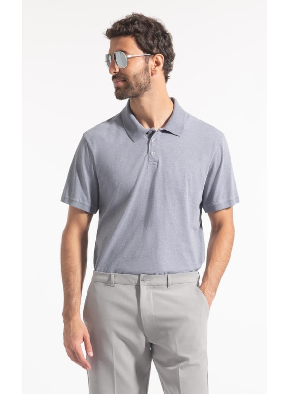 Polo Básica Overdyed Blue Vintage