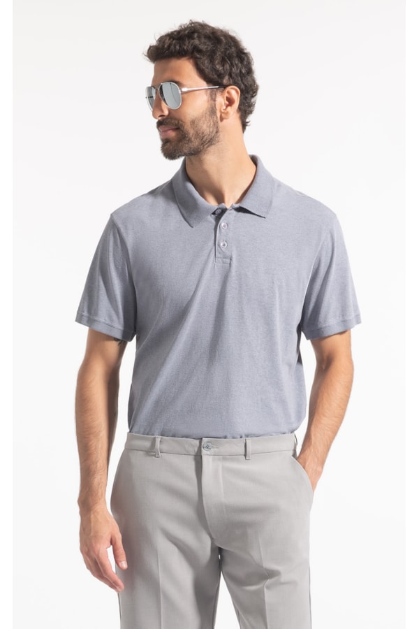 Polo Básica Overdyed Blue Vintage