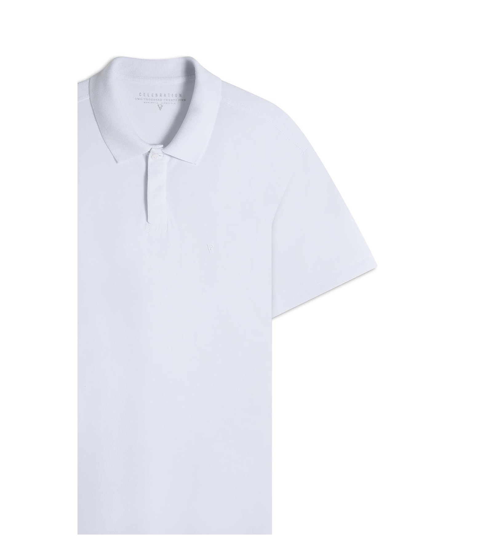 Polo Bord Prata Branco