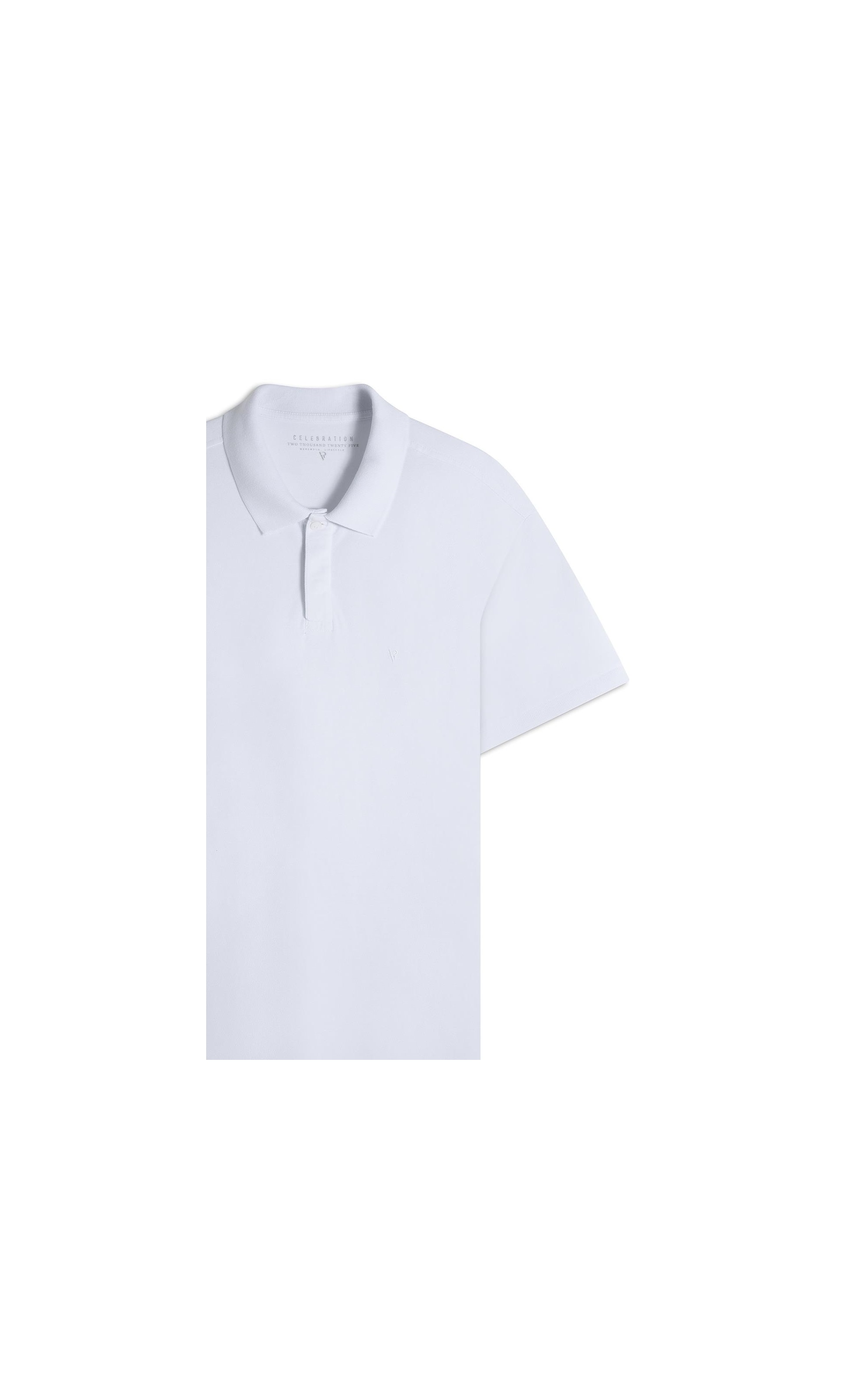 Polo Bord Prata Branco