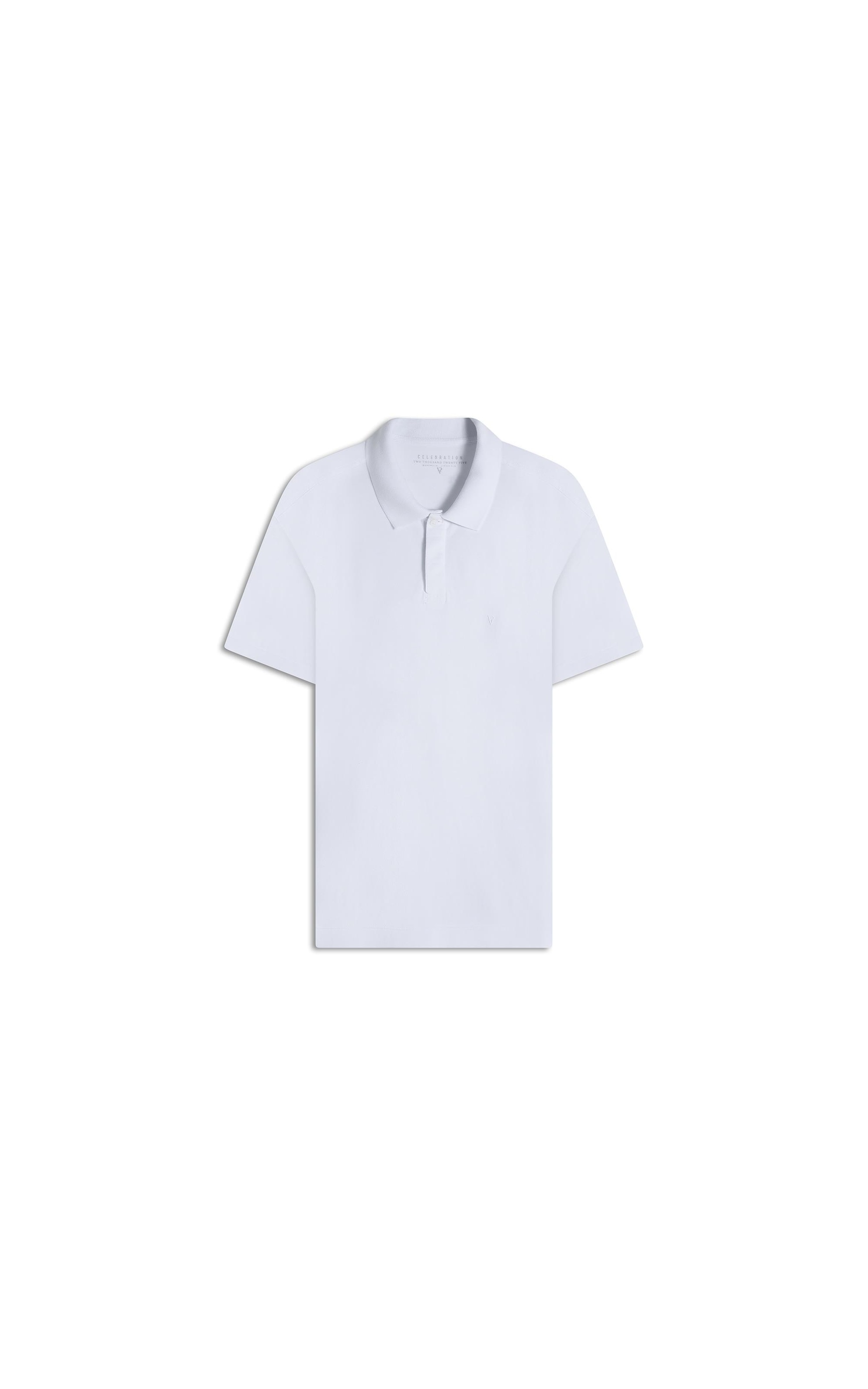 Polo Bord Prata Branco