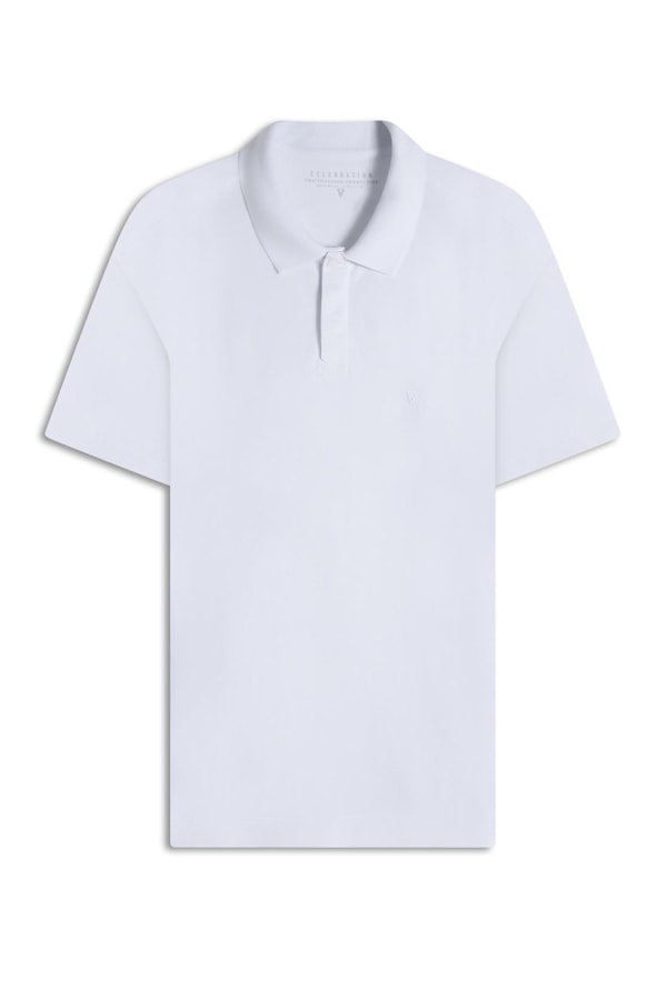 Polo Bord Prata Branco