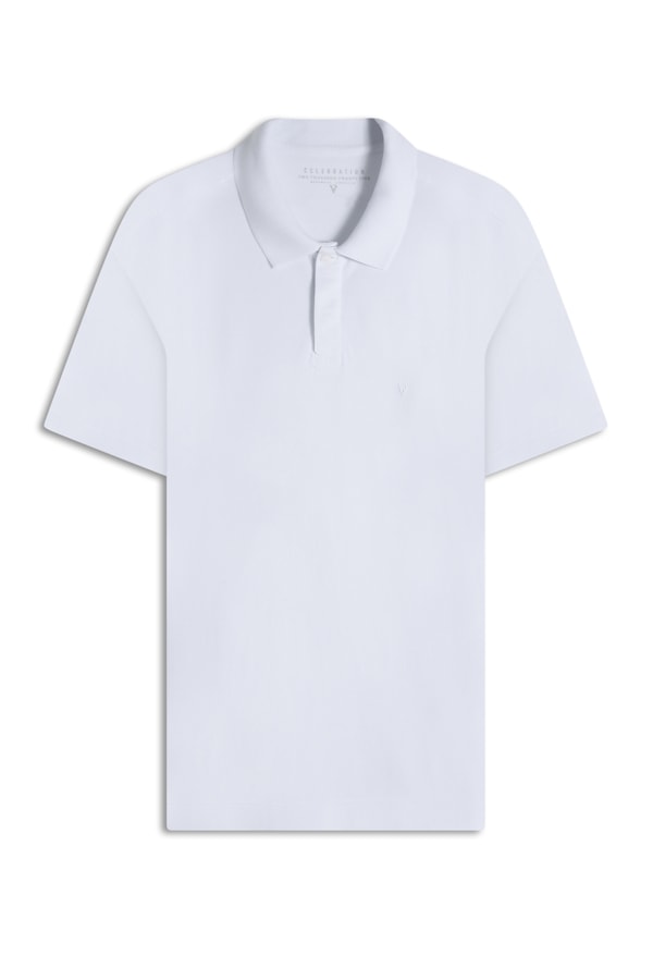 Polo Bord Prata Branco