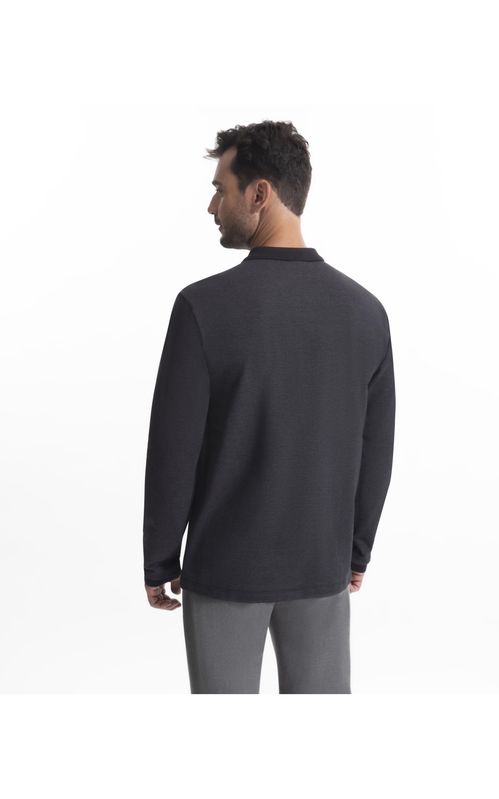 Polo Bricks Modal Preto