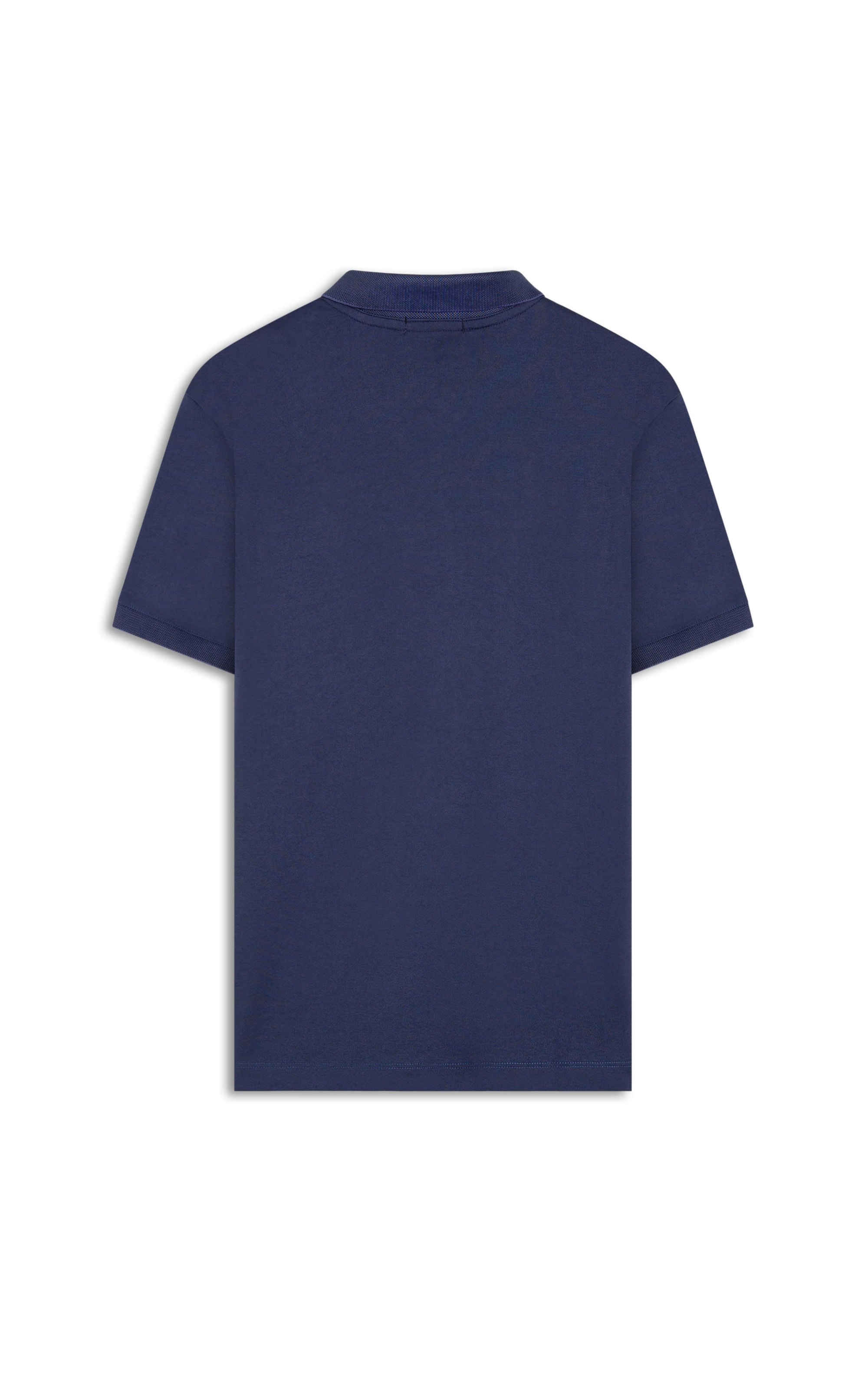 Polo Interlock Azul Pervante