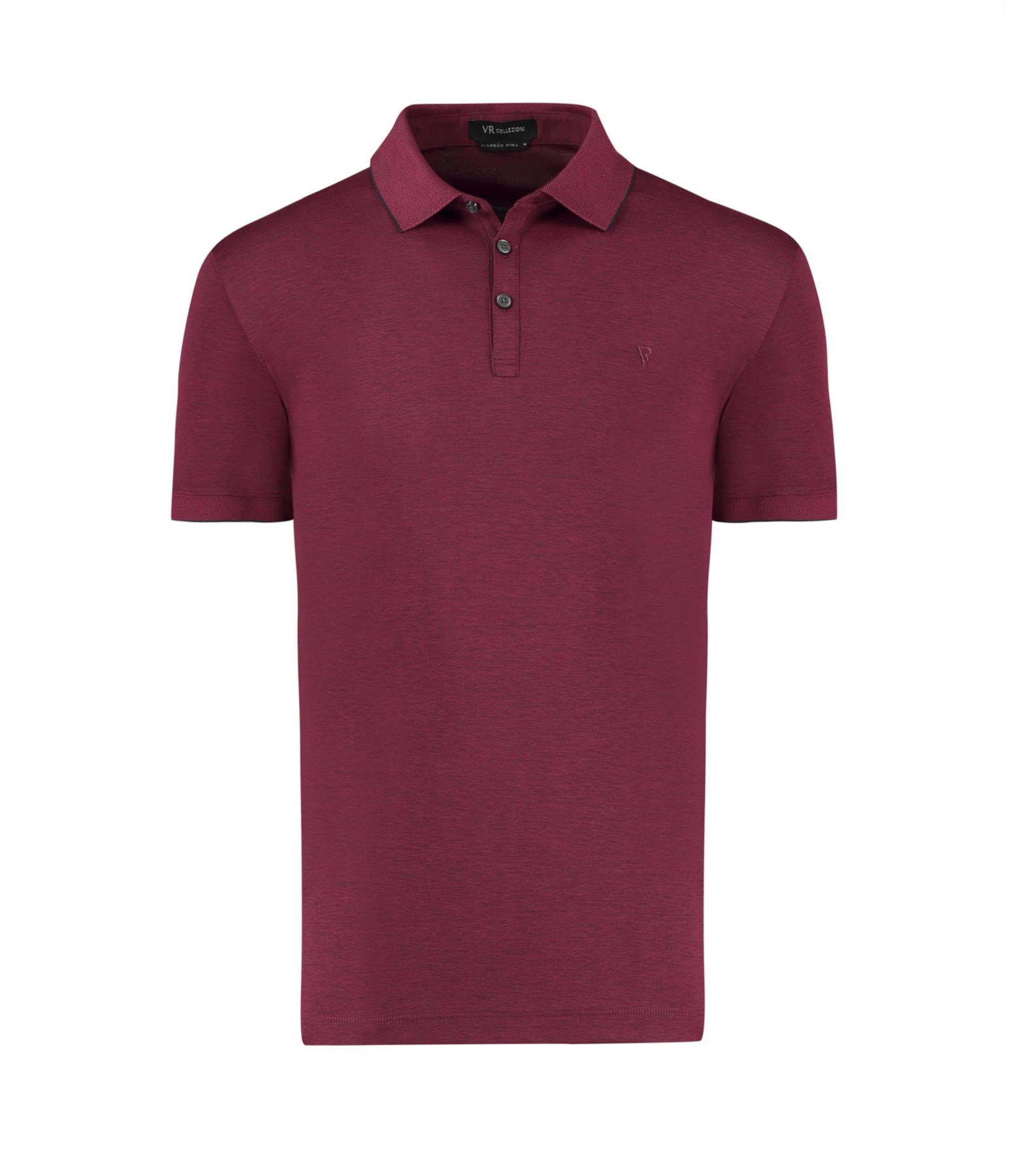 Polo Interlock Pima Bordô