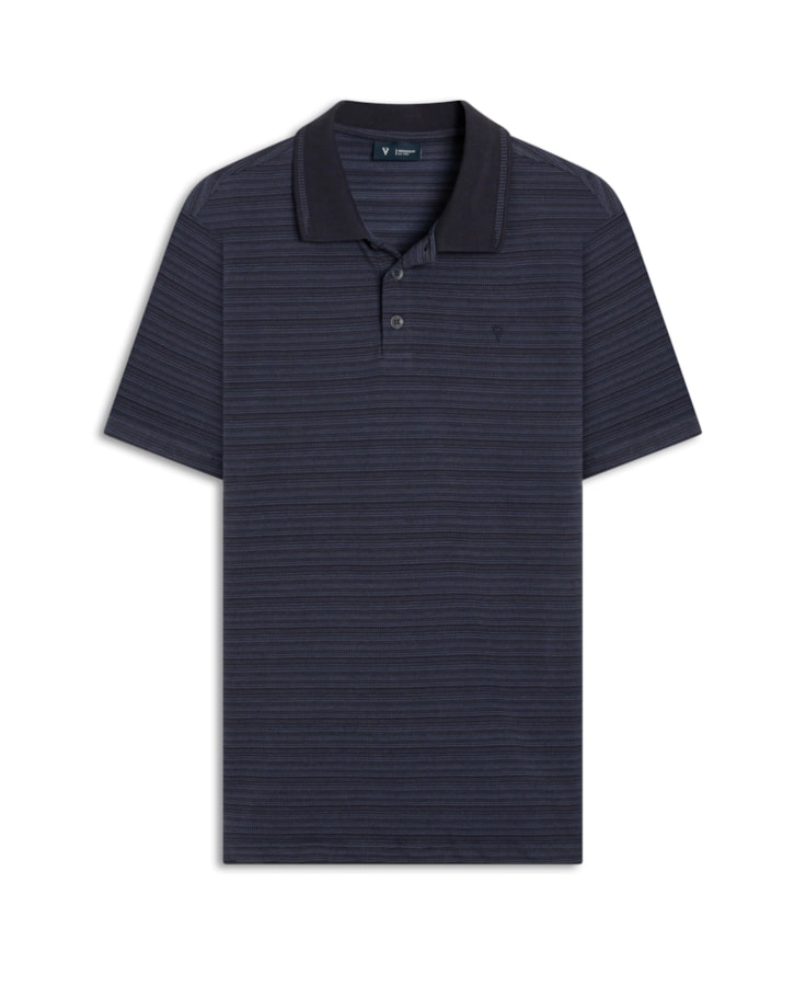 Polo Jacquard Urban Dark Navy
