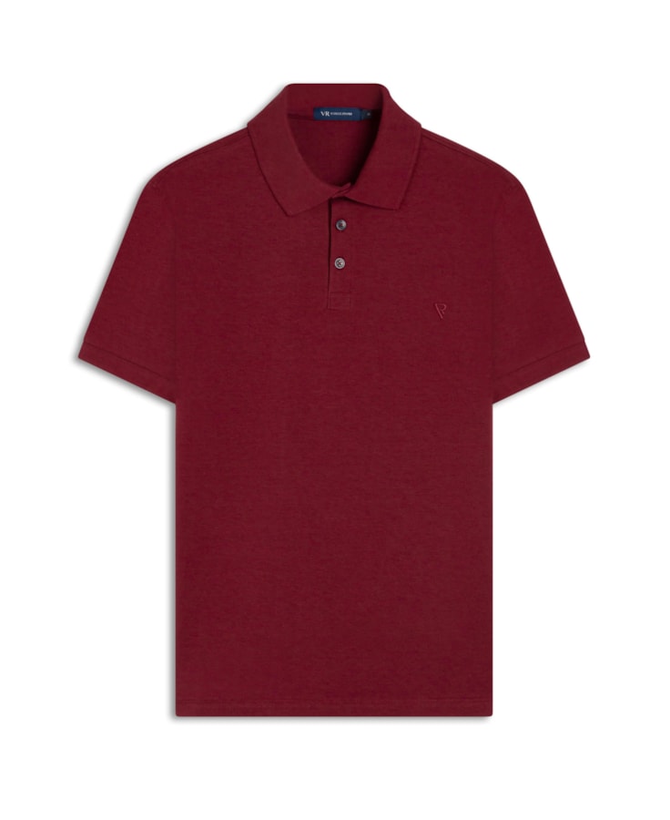 Polo Jersey Fit Bordeaux