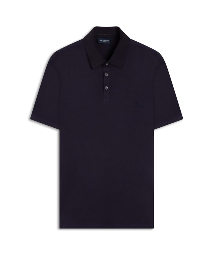 Polo Jersey Pima Dark Navy
