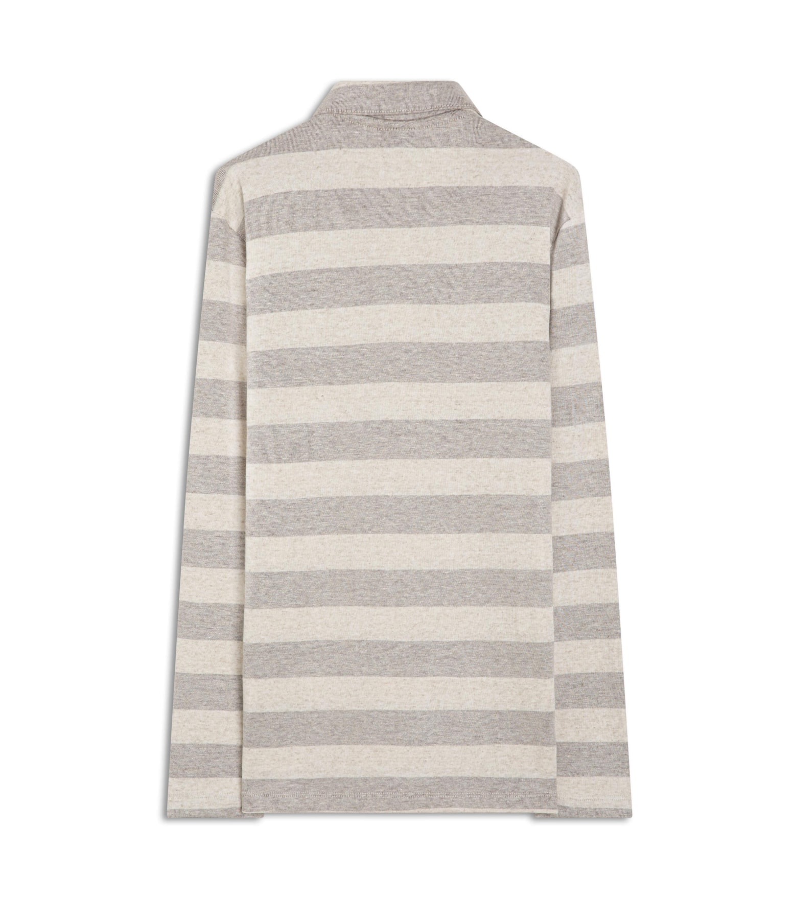 Polo Linho Stripe Marrom
