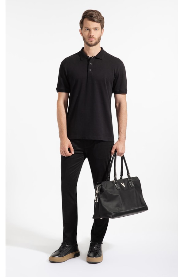 Polo Malha Agata Preto