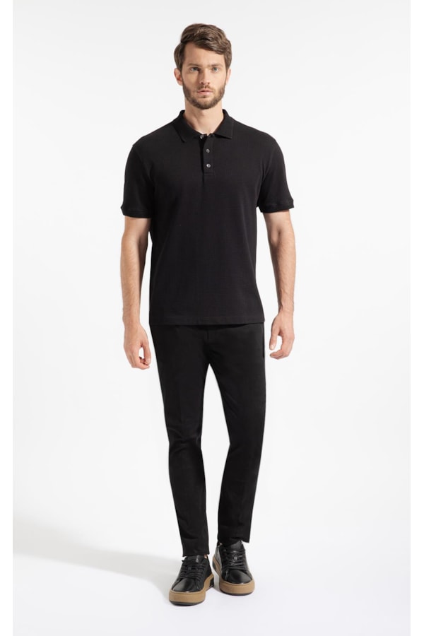 Polo Malha Agata Preto
