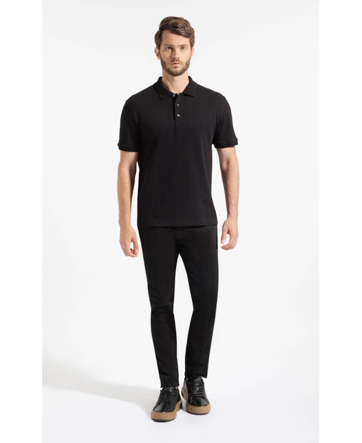 Polo Malha Agata Preto