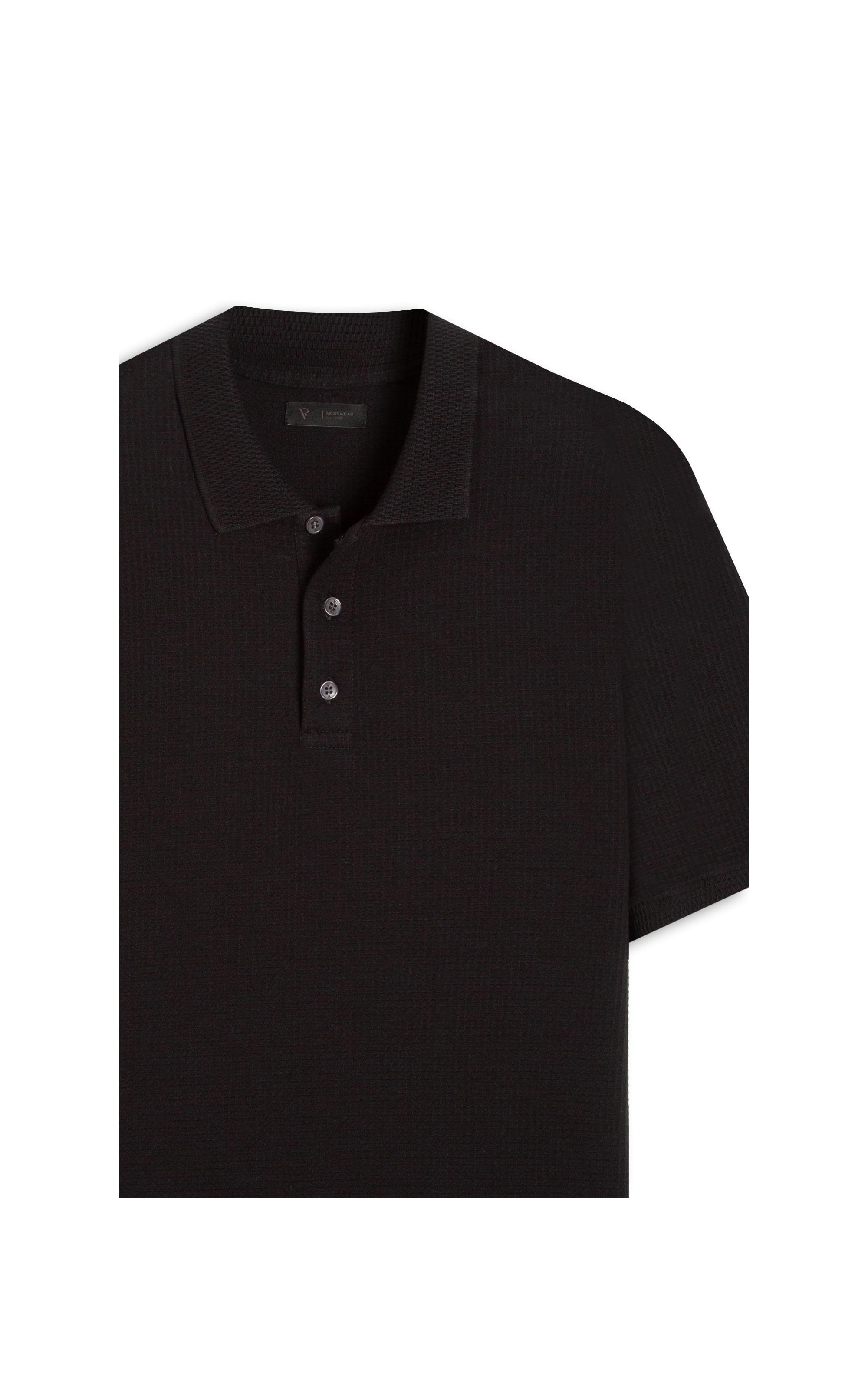 Polo Malha Agatha Ii Preto