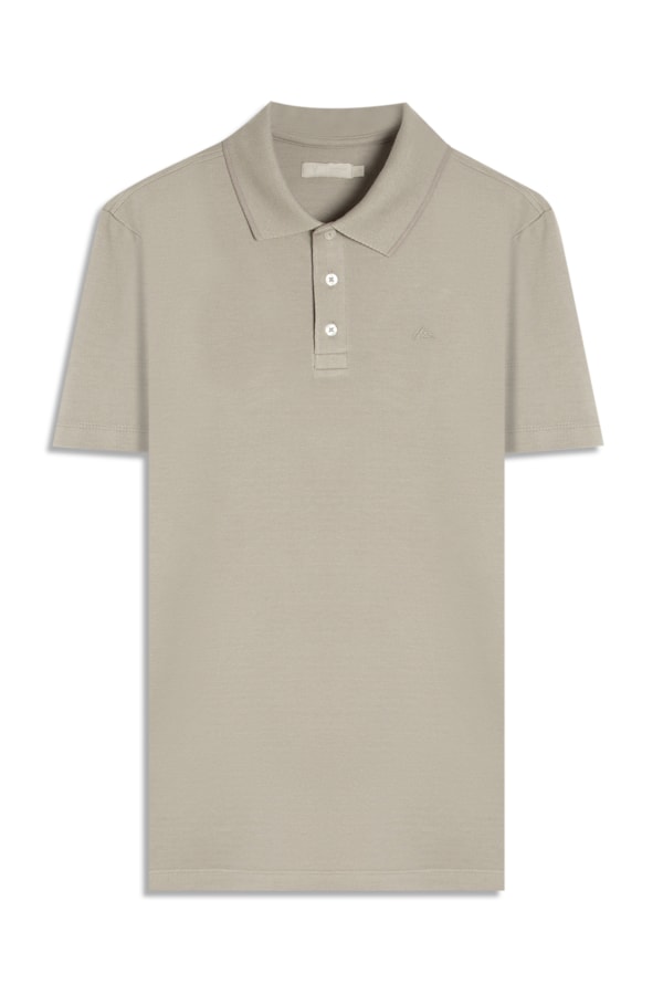 Polo Malha Oculus Ii Cinza Claro