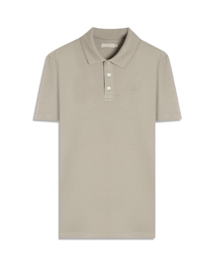 Polo Malha Oculus Ii Cinza Claro