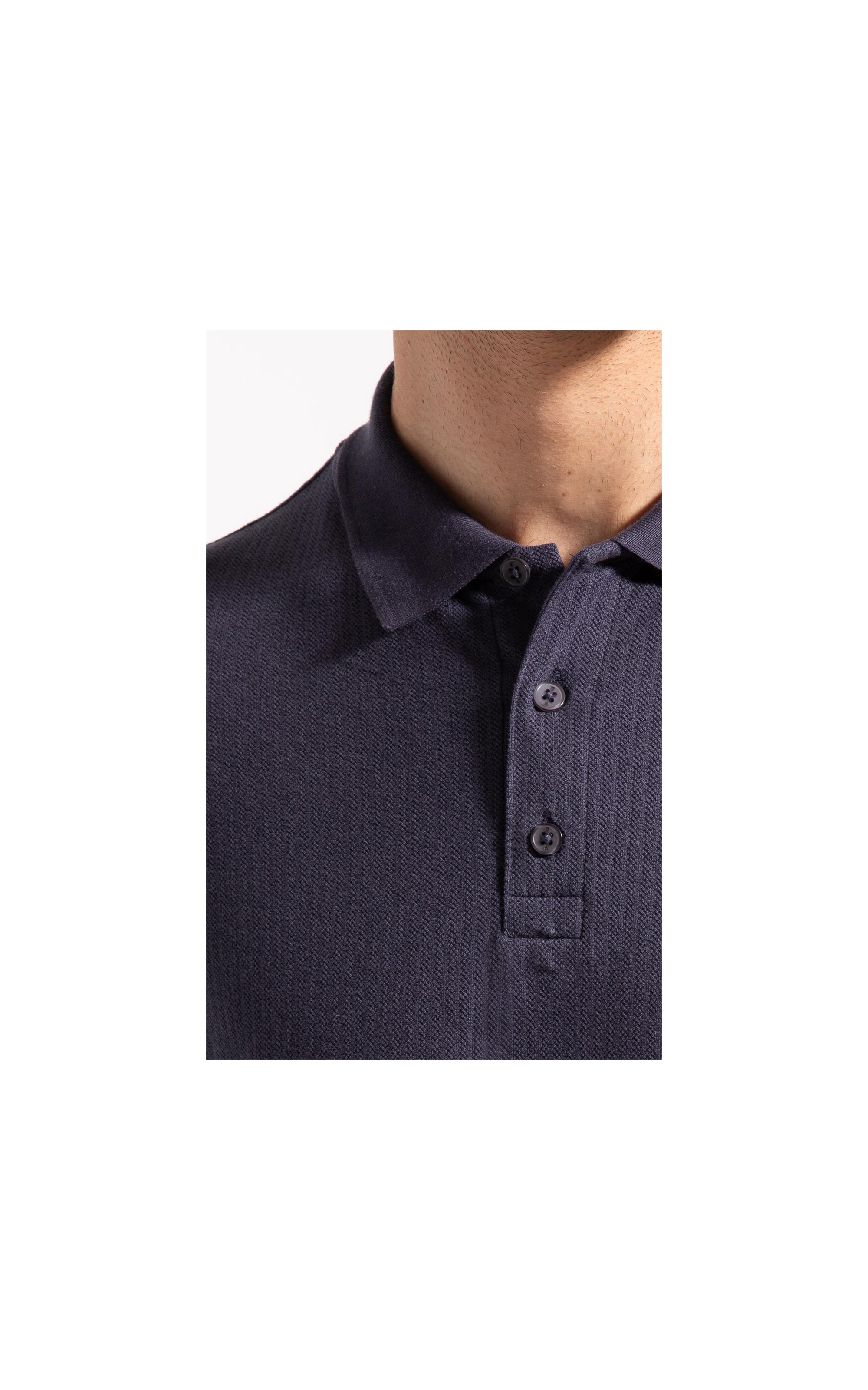 Polo Malha Raio de Sol Marinho