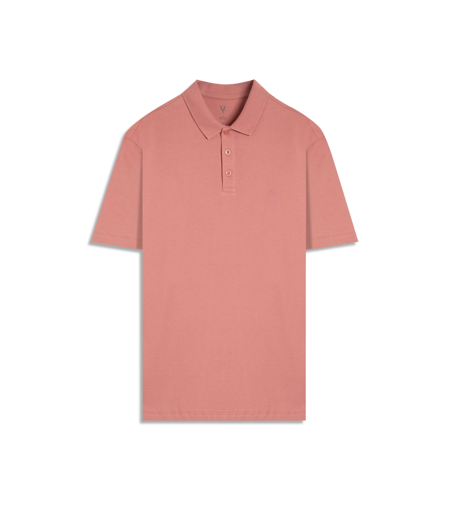 Polo Mc Basica Meia Malha Rosa Dusty