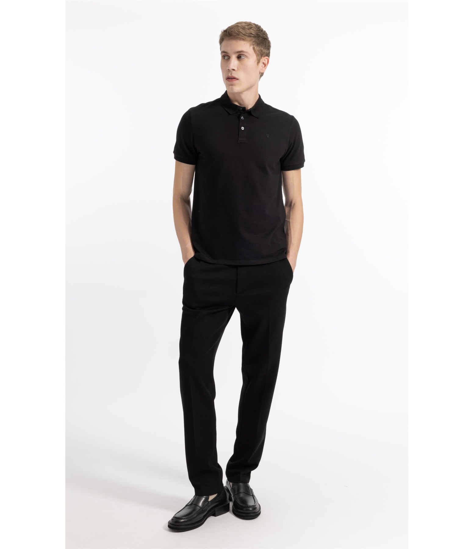 Polo Mc Gotham Gold Com Ziper Preto