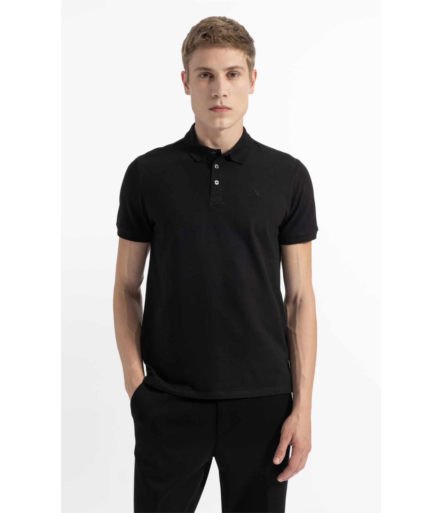Polo Mc Gotham Gold Com Ziper Preto