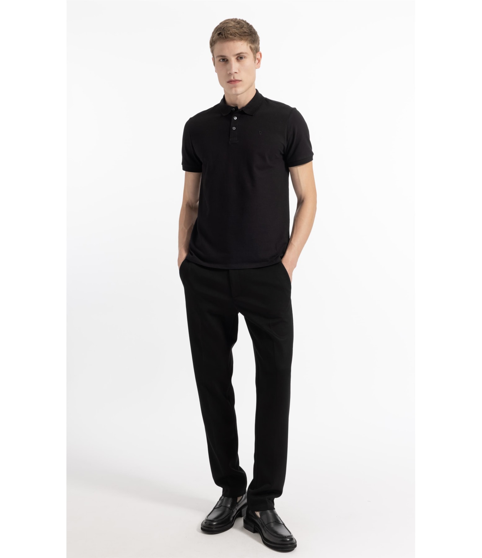 Polo Mc Gotham Gold Com Ziper Preto