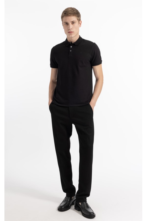 Polo Mc Gotham Gold Com Ziper Preto