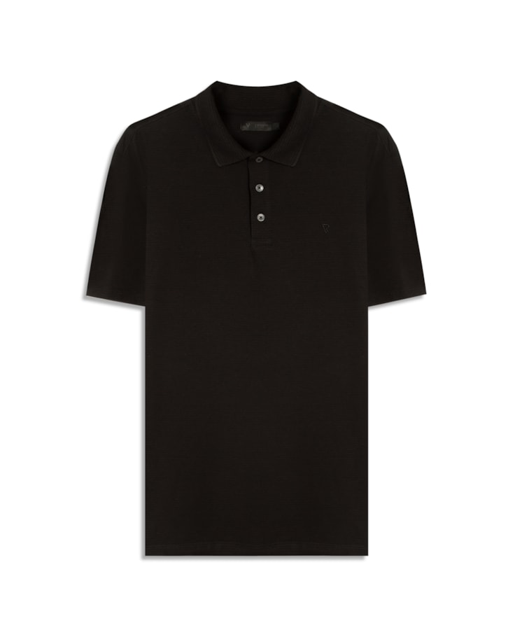 Polo Mc Listrado Modal Classic Preto