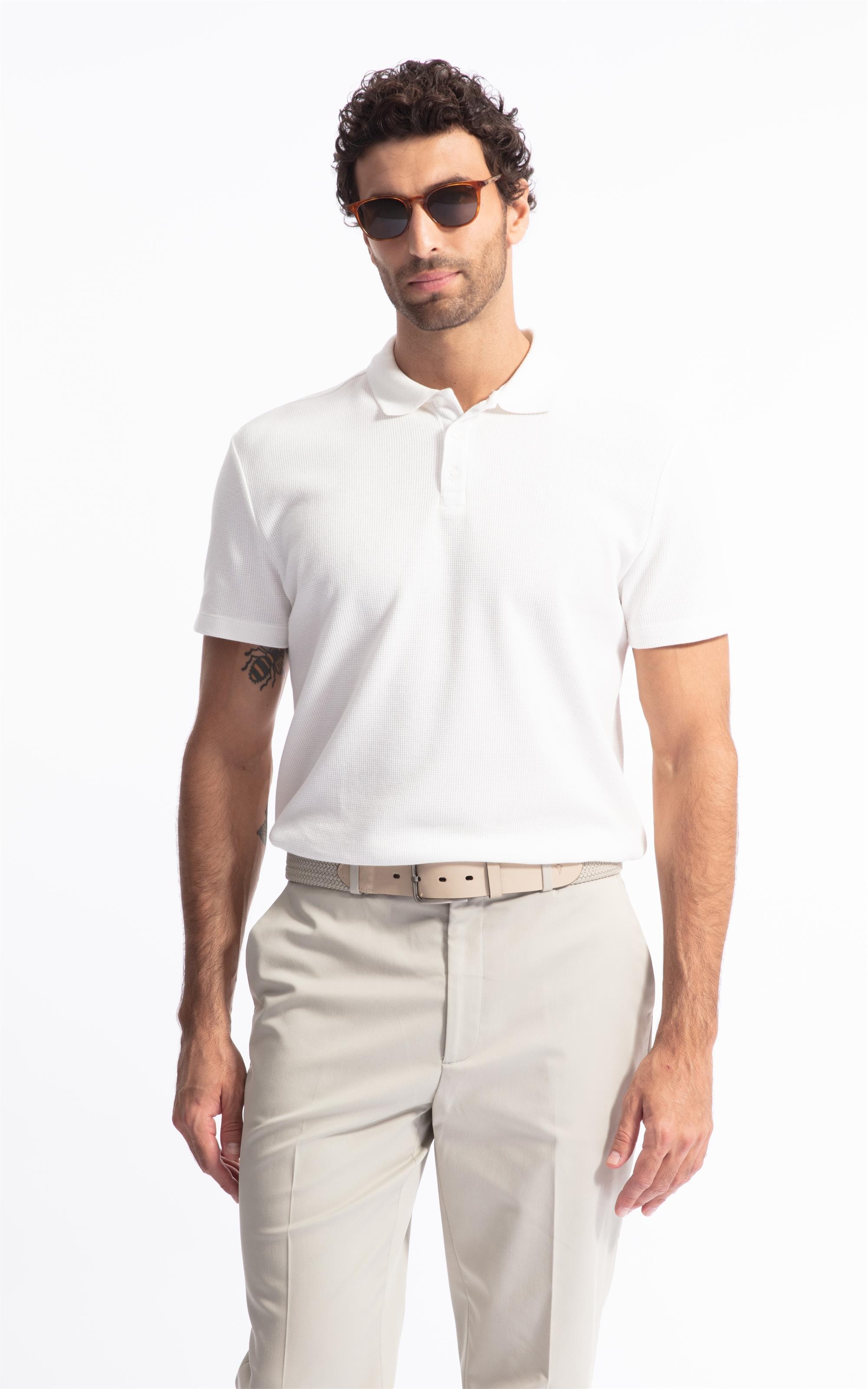 Polo Mc Malha Honey Off White                               