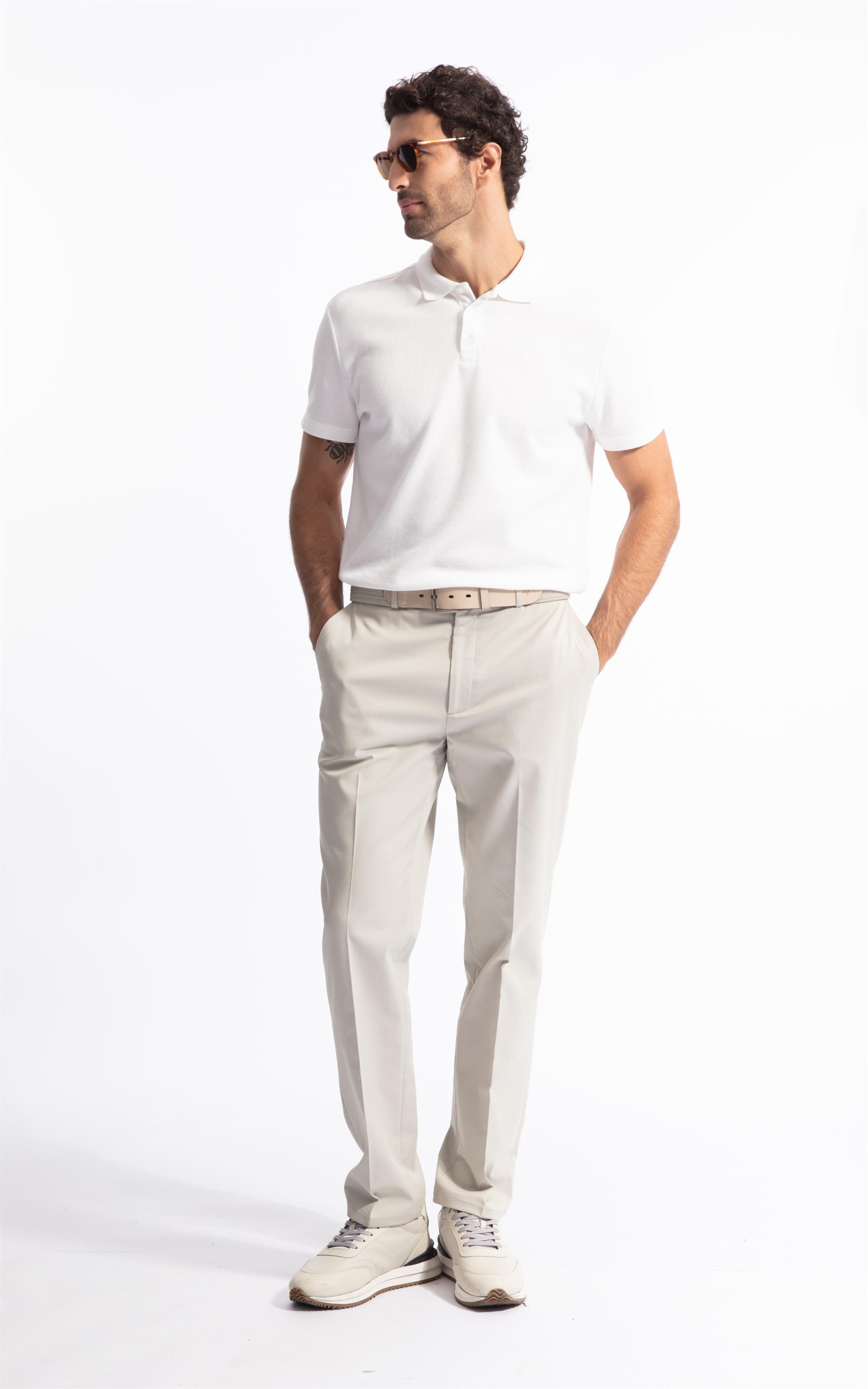 Polo Mc Malha Honey Off White                               