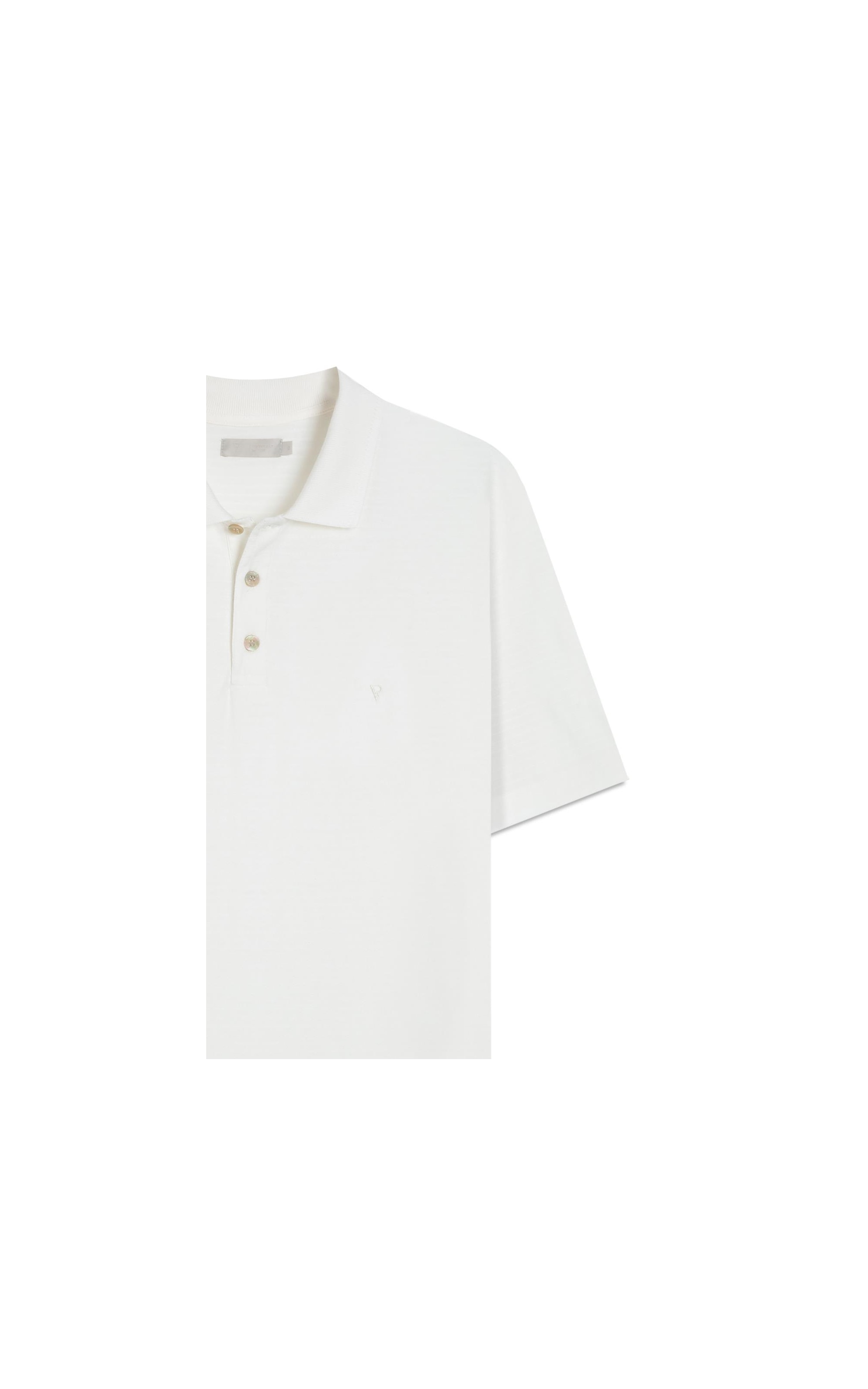 Polo Mc Malha Mock Off White