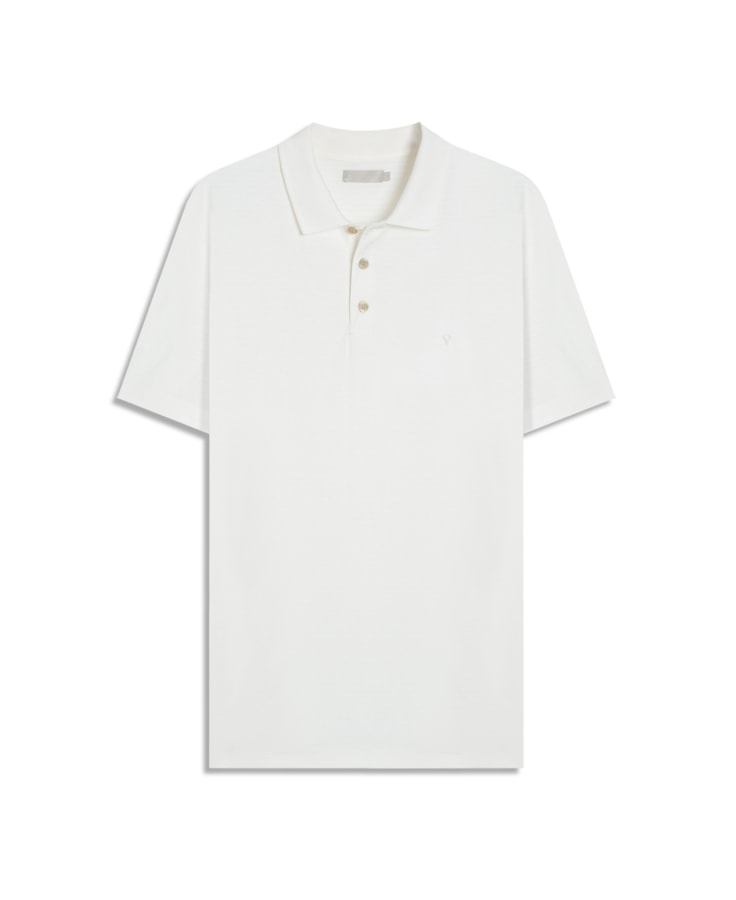 Polo Mc Malha Mock Off White
