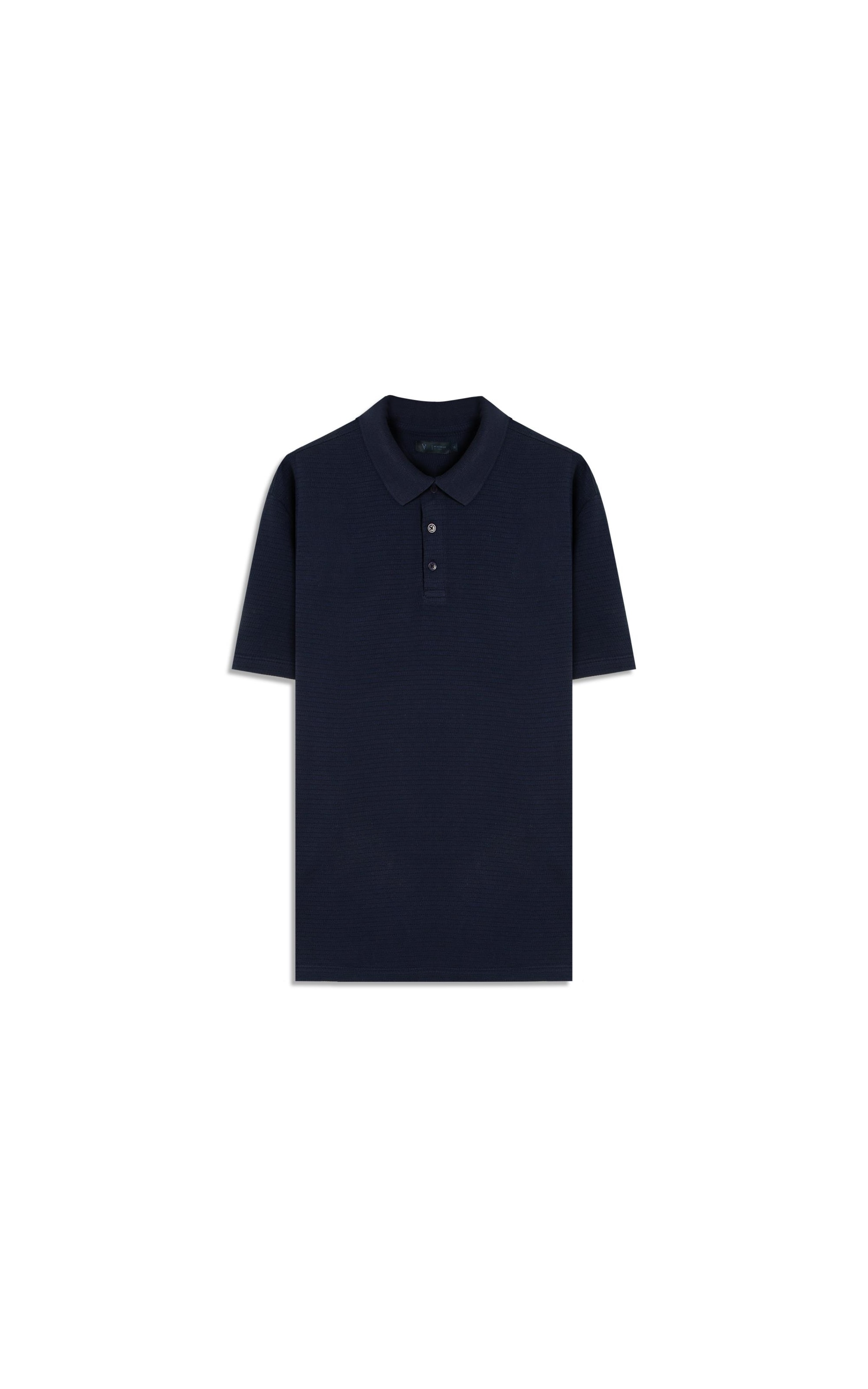 Polo Mc Malha Tricot Puntili Dark Navy