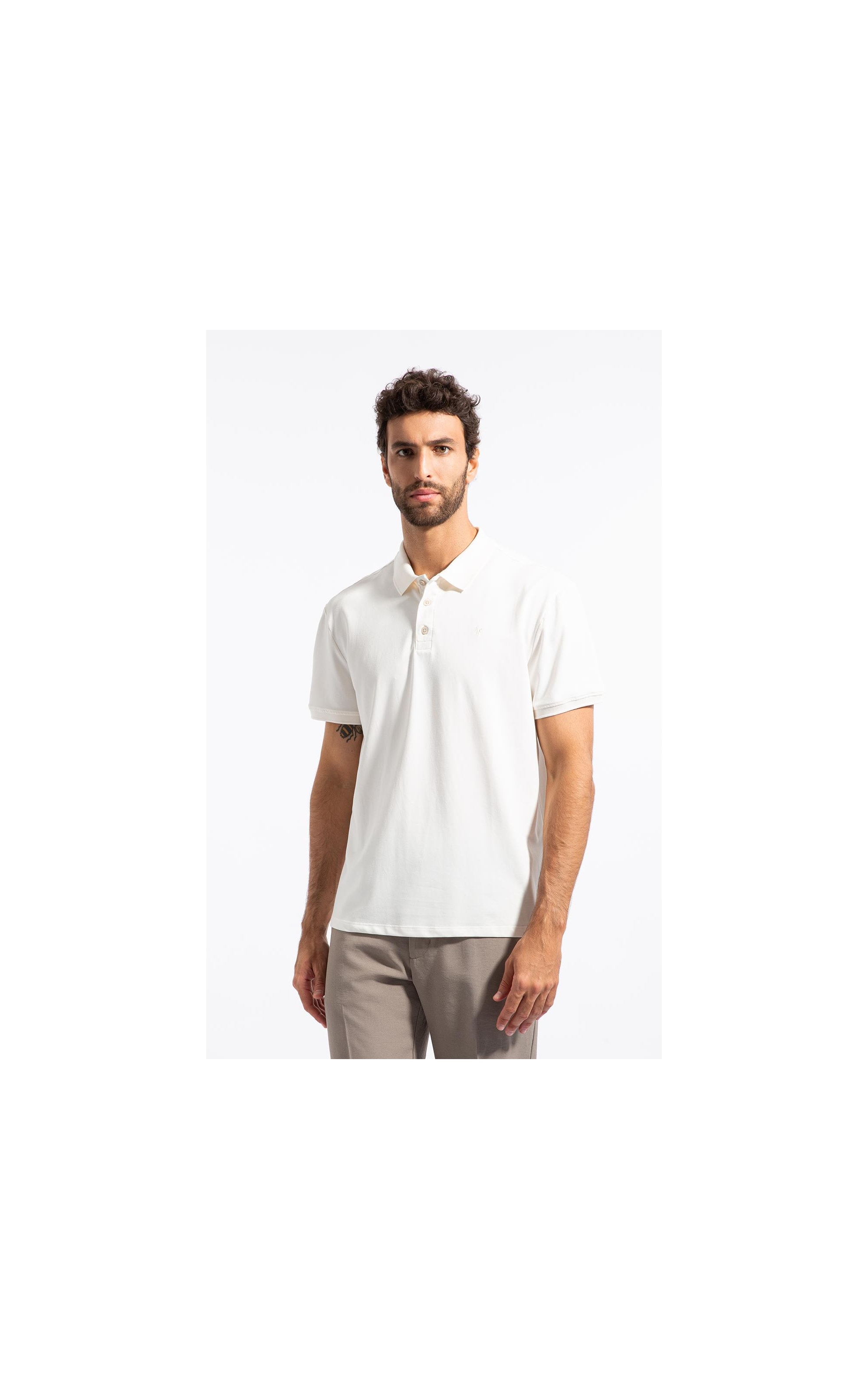 Polo Mc Piquet Evora D+ Off White