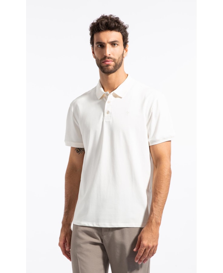 Polo Mc Piquet Evora D+ Off White