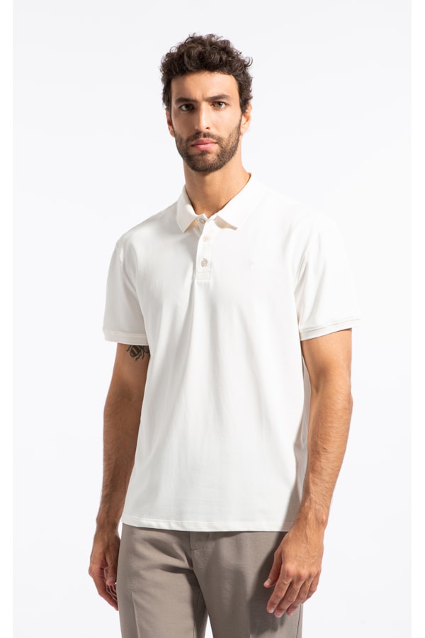 Polo Mc Piquet Evora D+ Off White