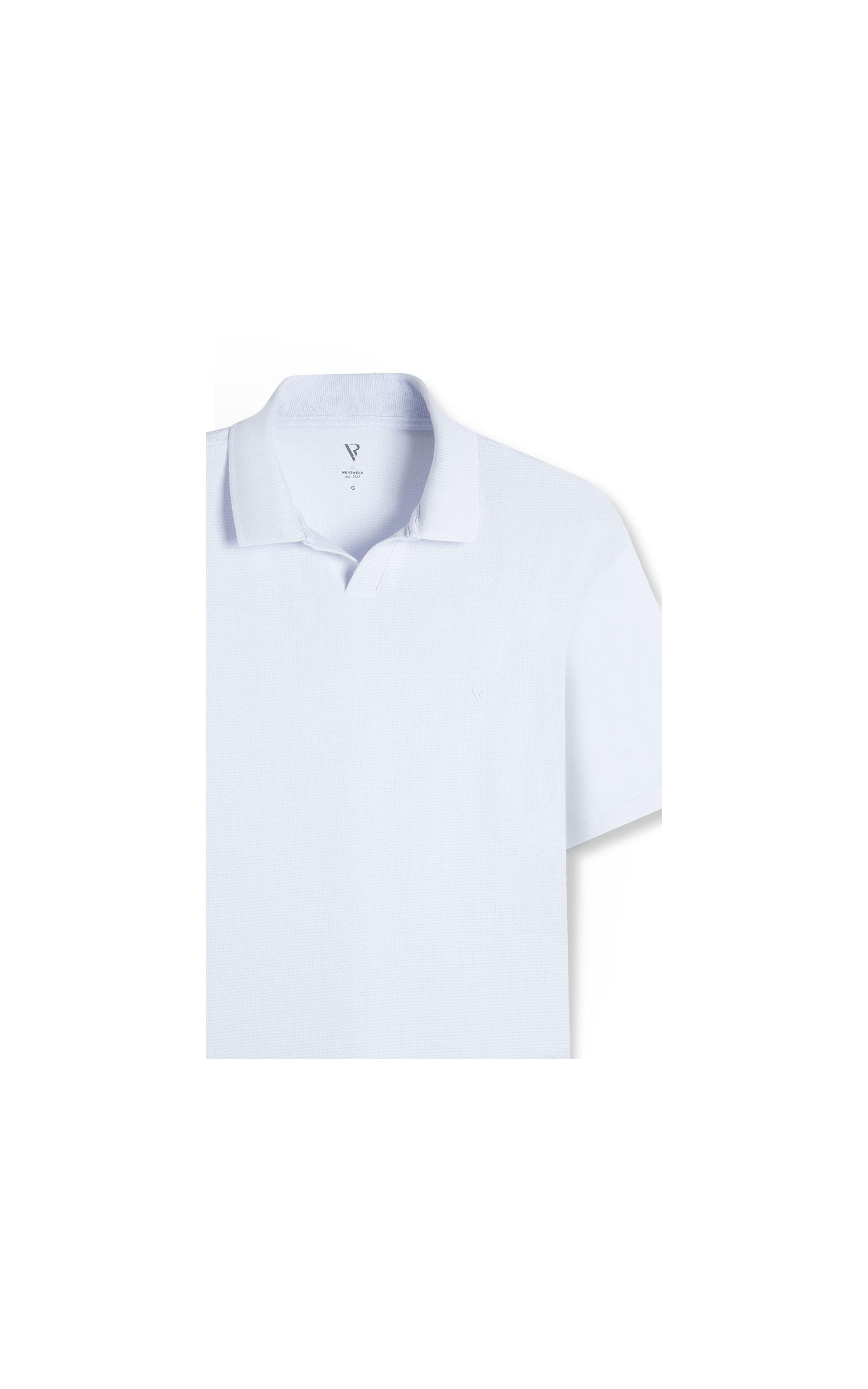 Polo Mc Piquet Jacquard Branco