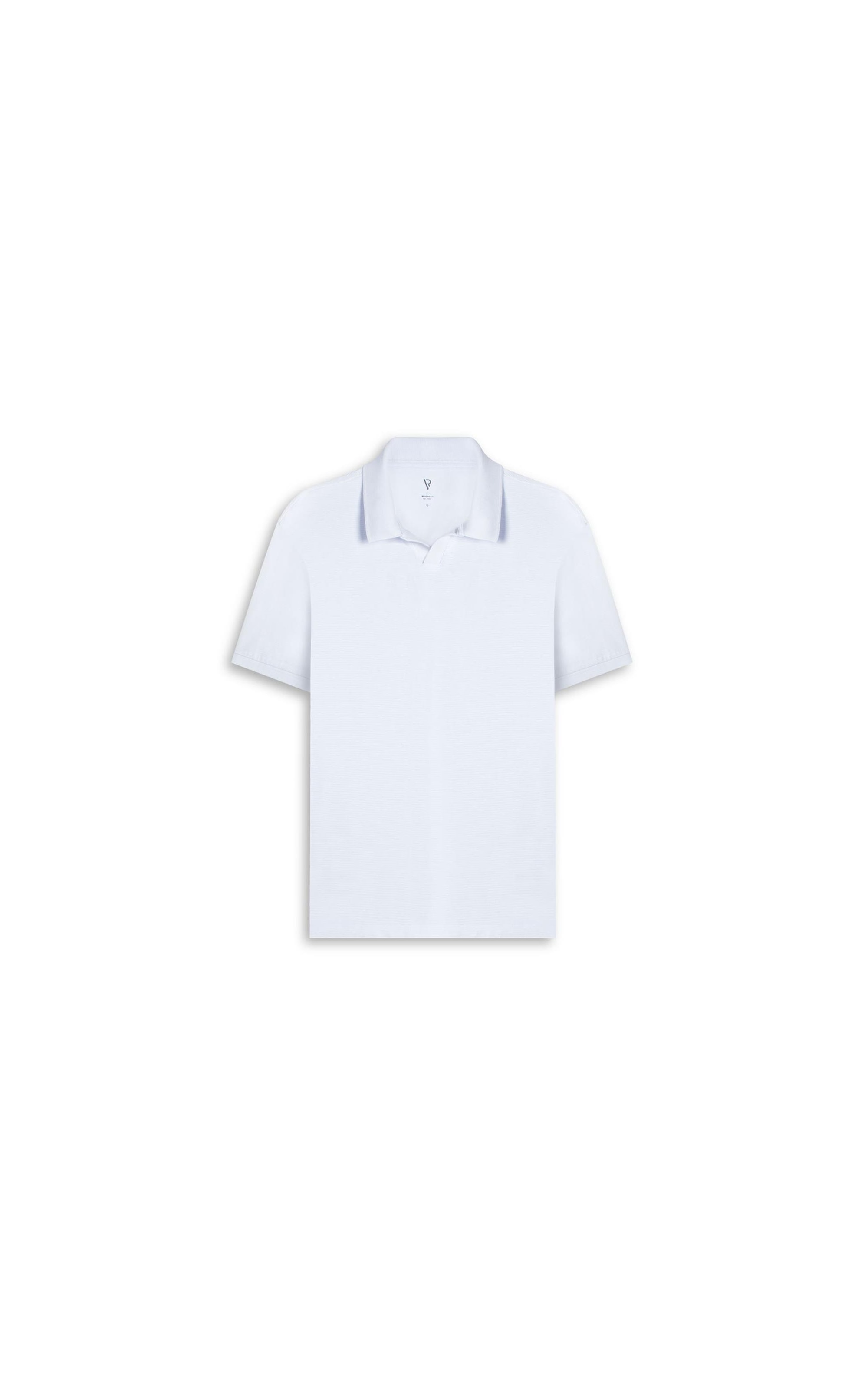 Polo Mc Piquet Jacquard Branco