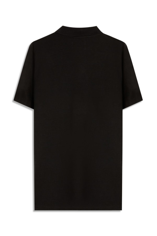 Polo Mc Piquet Visco Preto