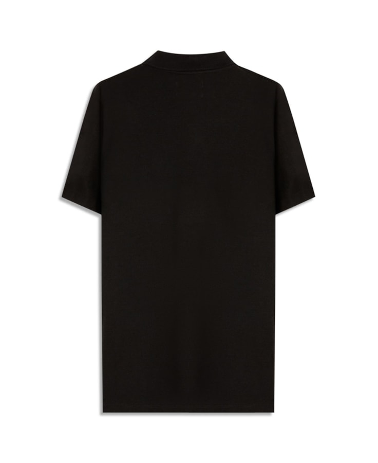 Polo Mc Piquet Visco Preto